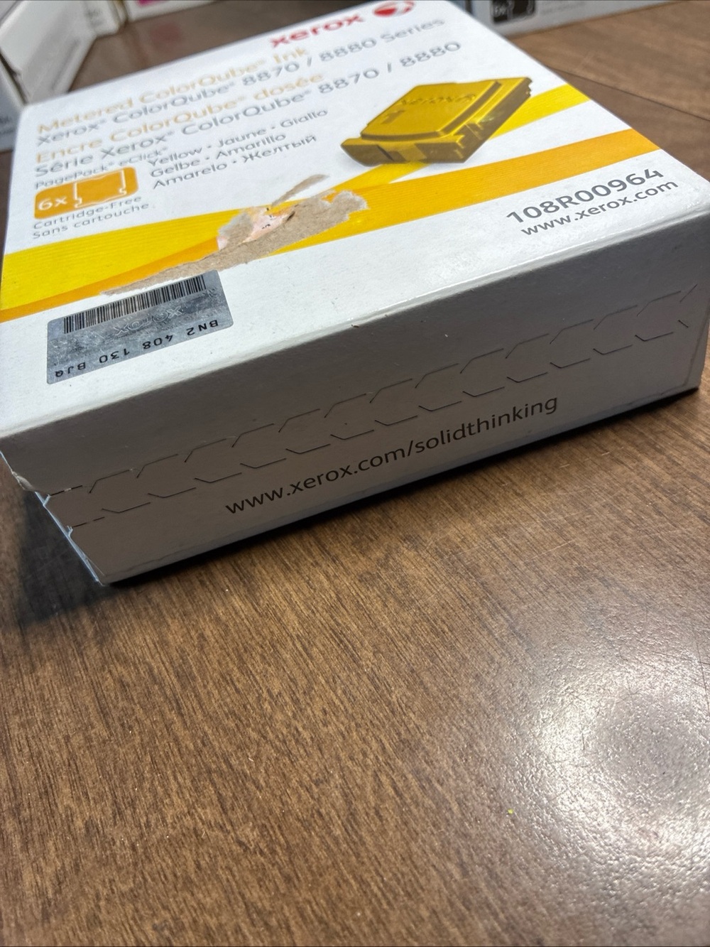 Xerox Colorcube 8870/8880 6x Yellow 108R00964 NEW